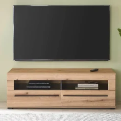 TV Anbauwand in Eiche - Brocus (vierteilig)