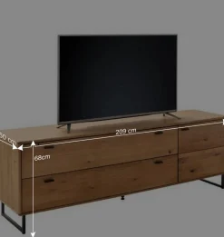 TV Anbauwand Schränke - Flacona (dreiteilig)