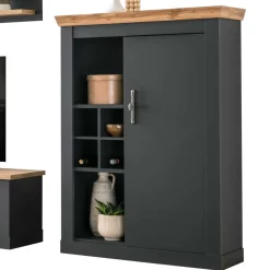 TV Anbauwand Wohnzimmermöbel Set - Lionel (vierteilig)