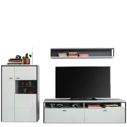 TV Anbauwand-Möbel als Set - Loazin (dreiteilig)