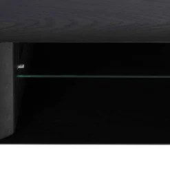 TV Board aus Eiche geschliffen & Schwarz geölt - Asnes