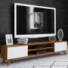 TV Board aus Wildeiche Massivholz & MDF - Diesta