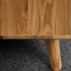 TV Board aus Wildeiche Massivholz & MDF - Diesta