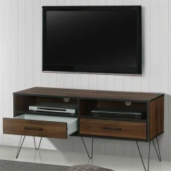 TV Board in brauner Holzoptik - Hamidy