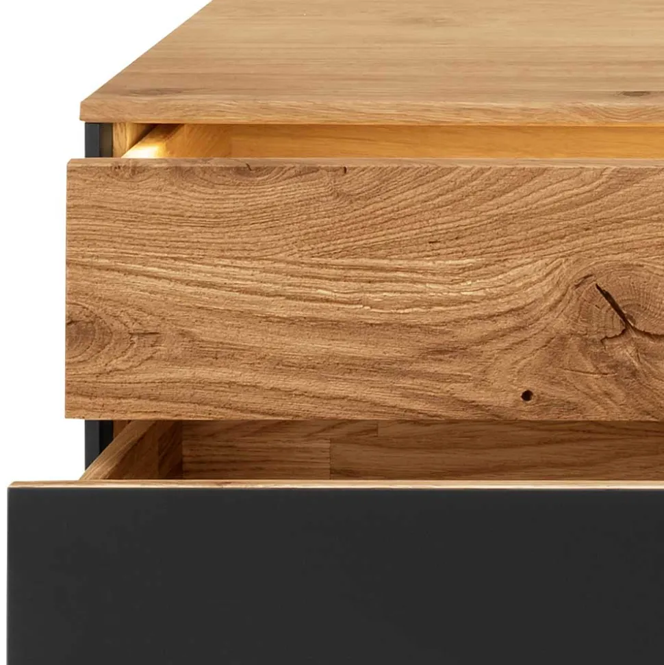 TV Board mit vier Schubladen & LED Licht - Viligrana