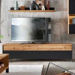 TV Board mit vier Schubladen & LED Licht - Viligrana