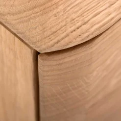 TV Kommode in Eiche Bianco massiv - Bakaras