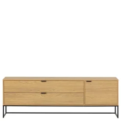 TV Kommode in Eiche Natur Dekor - Ariadelco
