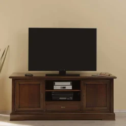 TV Kommode in Walnussfarben Antik - Istefanio