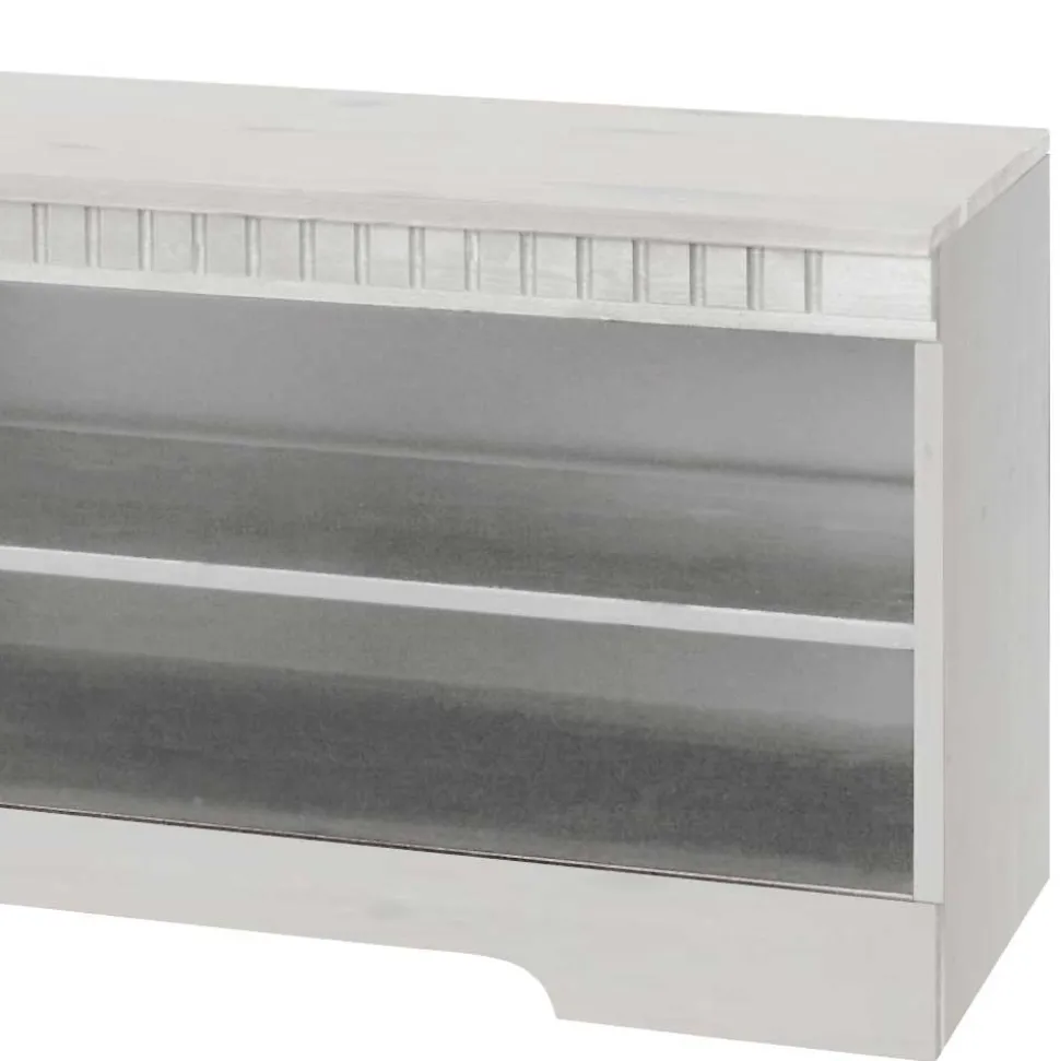 TV Kommode in Weiß lasiert - Auricos