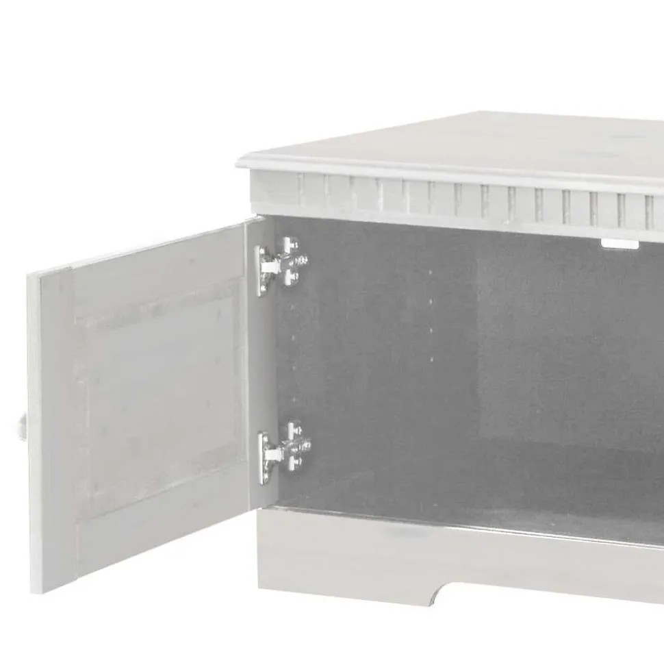 TV Kommode in Weiß lasiert - Auricos