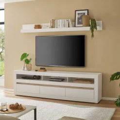 TV Lowboard & Wandboard Set - Ilana (zweiteilig)