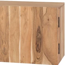 TV Lowboard aus Akazienholz und Metall - Bastima