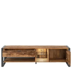 TV Lowboard aus Recyclingholz & Metall - Acira