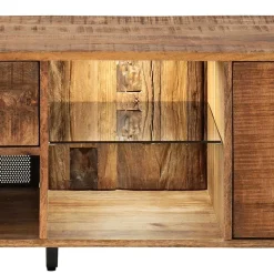 TV Lowboard aus Recyclingholz & Metall - Acira