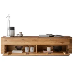 TV Lowboard aus Wildeiche mit Metallgriffen - Dump