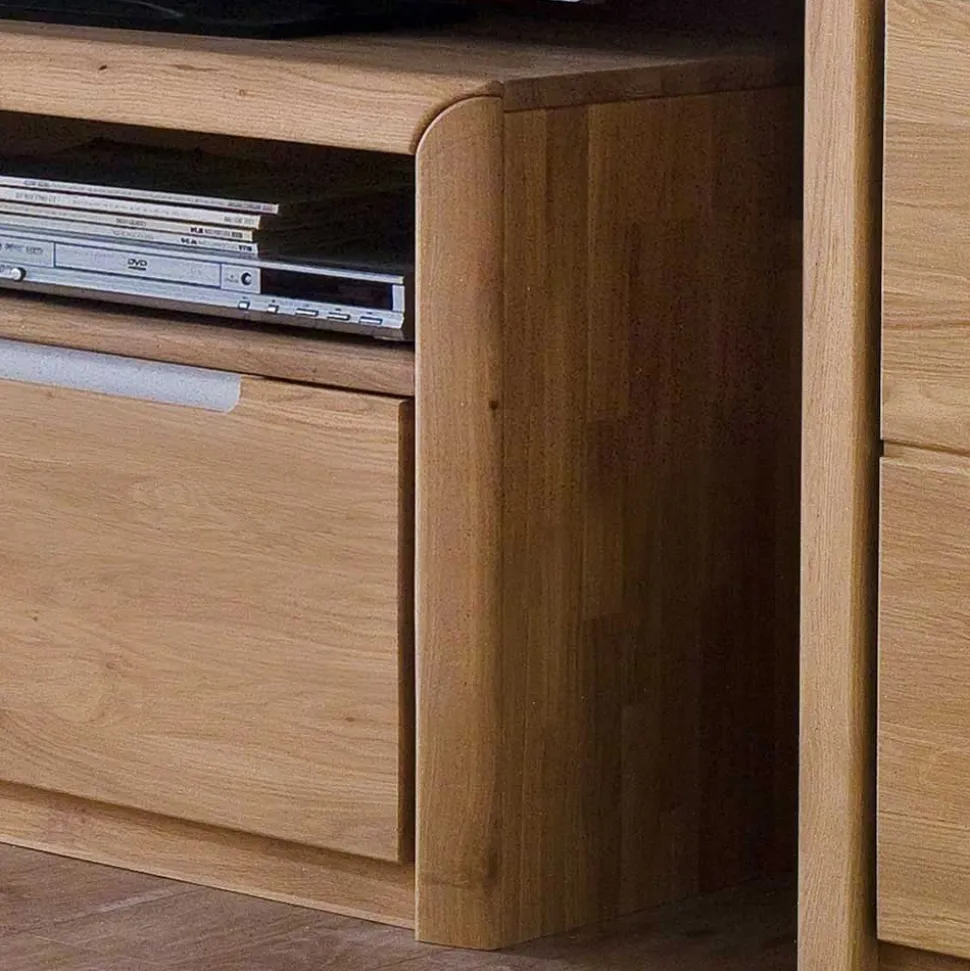 TV Lowboard Croconia aus Wildeiche Massivholz