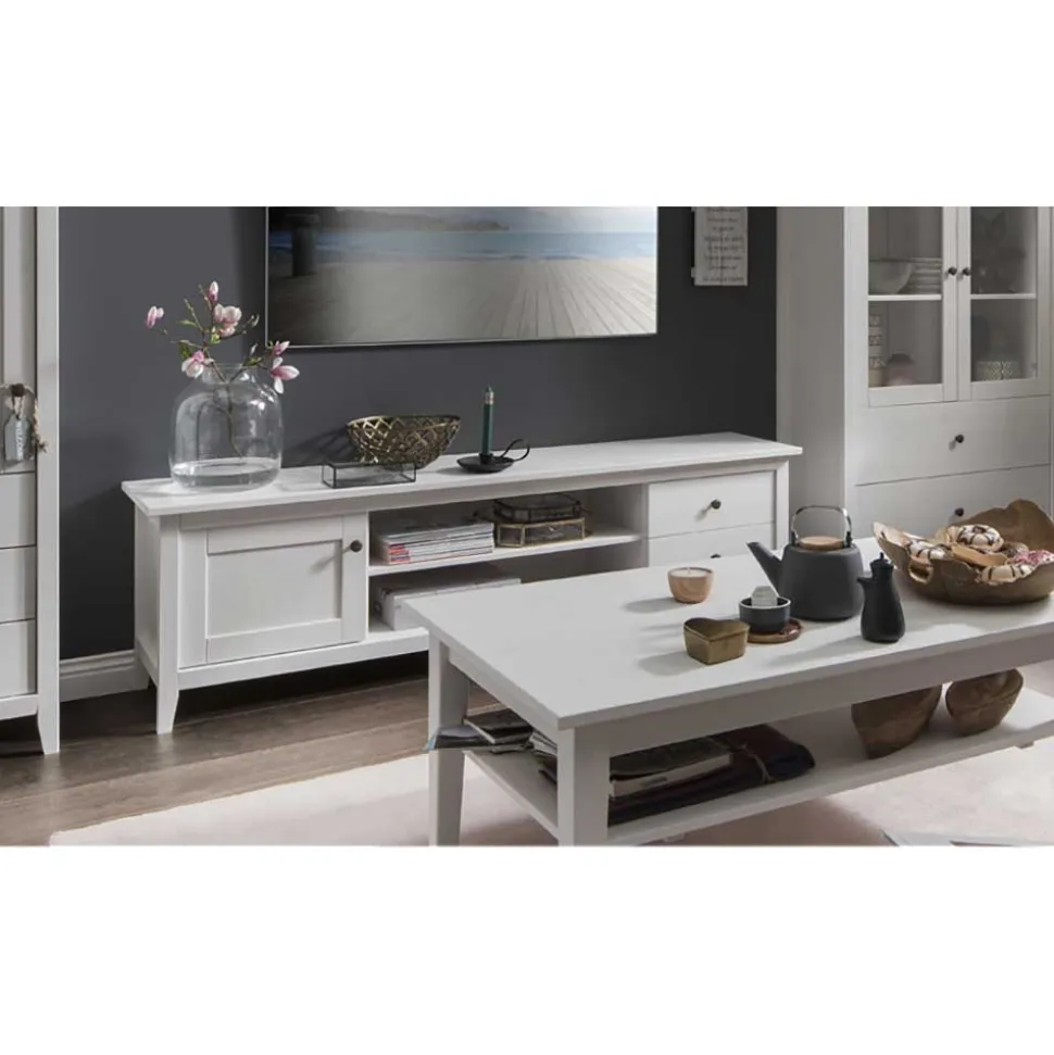 TV Lowboard im modernen Landhausstil - Astinion