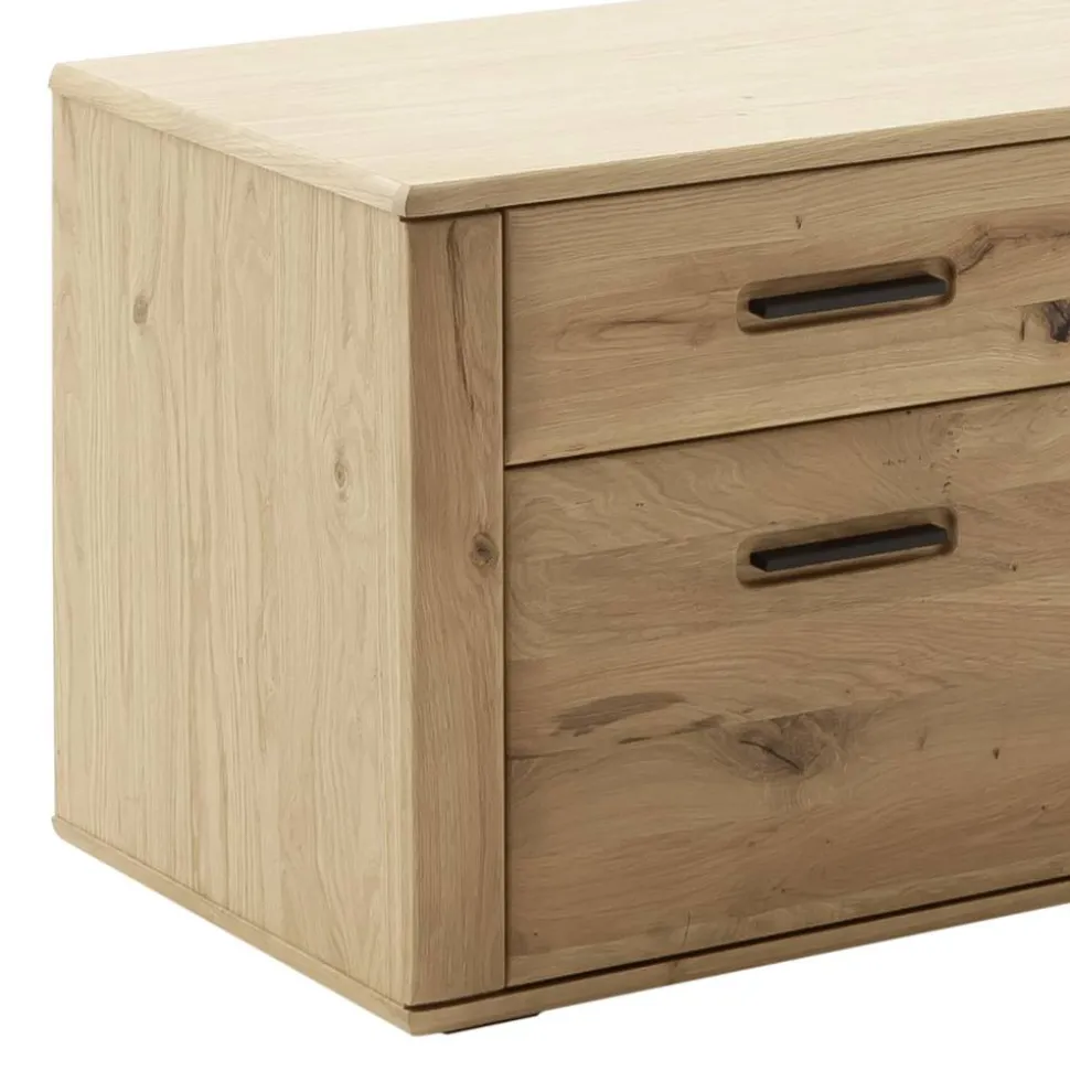 TV Lowboard in Asteiche Hell - Jevedaz