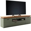 TV Lowboard in Graugrün und Eiche - Kwin