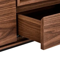 TV Lowboard in Walnussfarben Furnier - Melvue