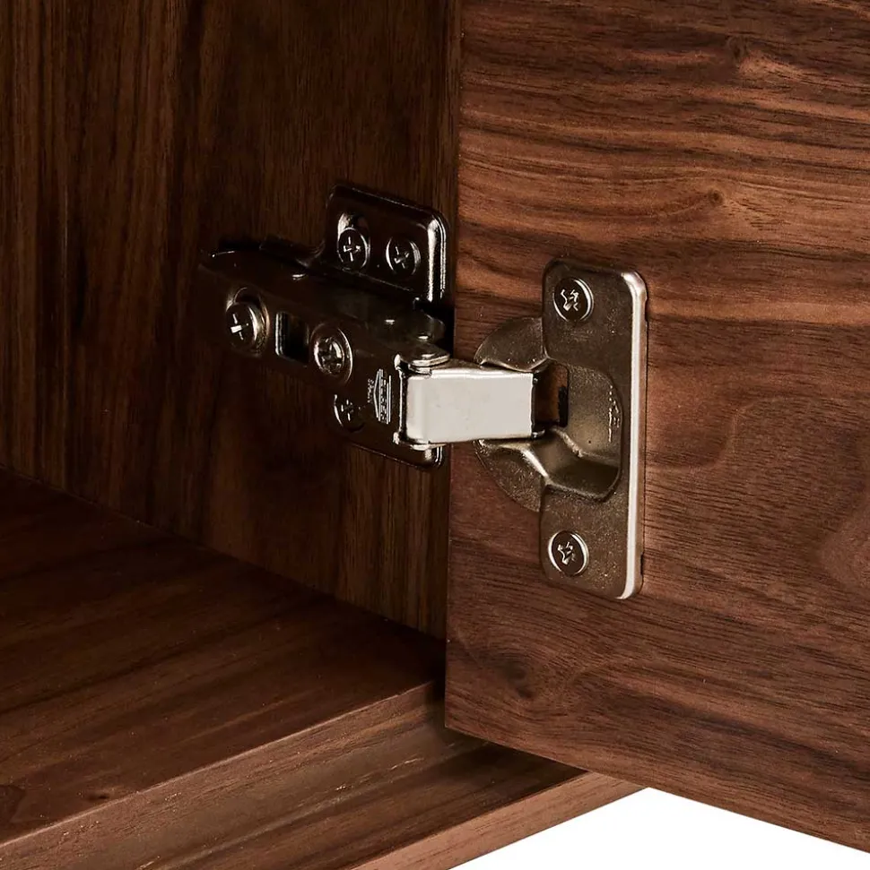 TV Lowboard in Walnussfarben Furnier - Melvue