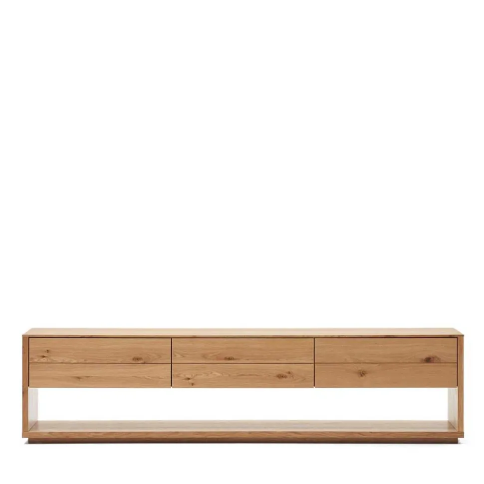 TV Lowboard mit drei Schubladen und Fach - Algaro