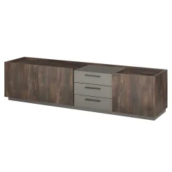 TV Lowboard und Wandregal Set - Mundo (zweiteilig)