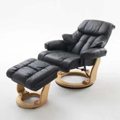 TV Sessel Manon in Schwarz (zweiteilig)