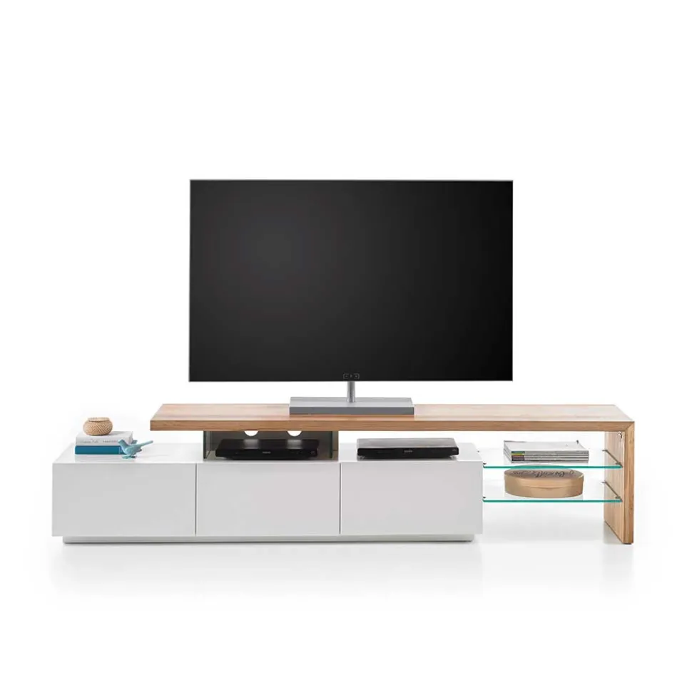 TV Tisch Heaven in Weiß