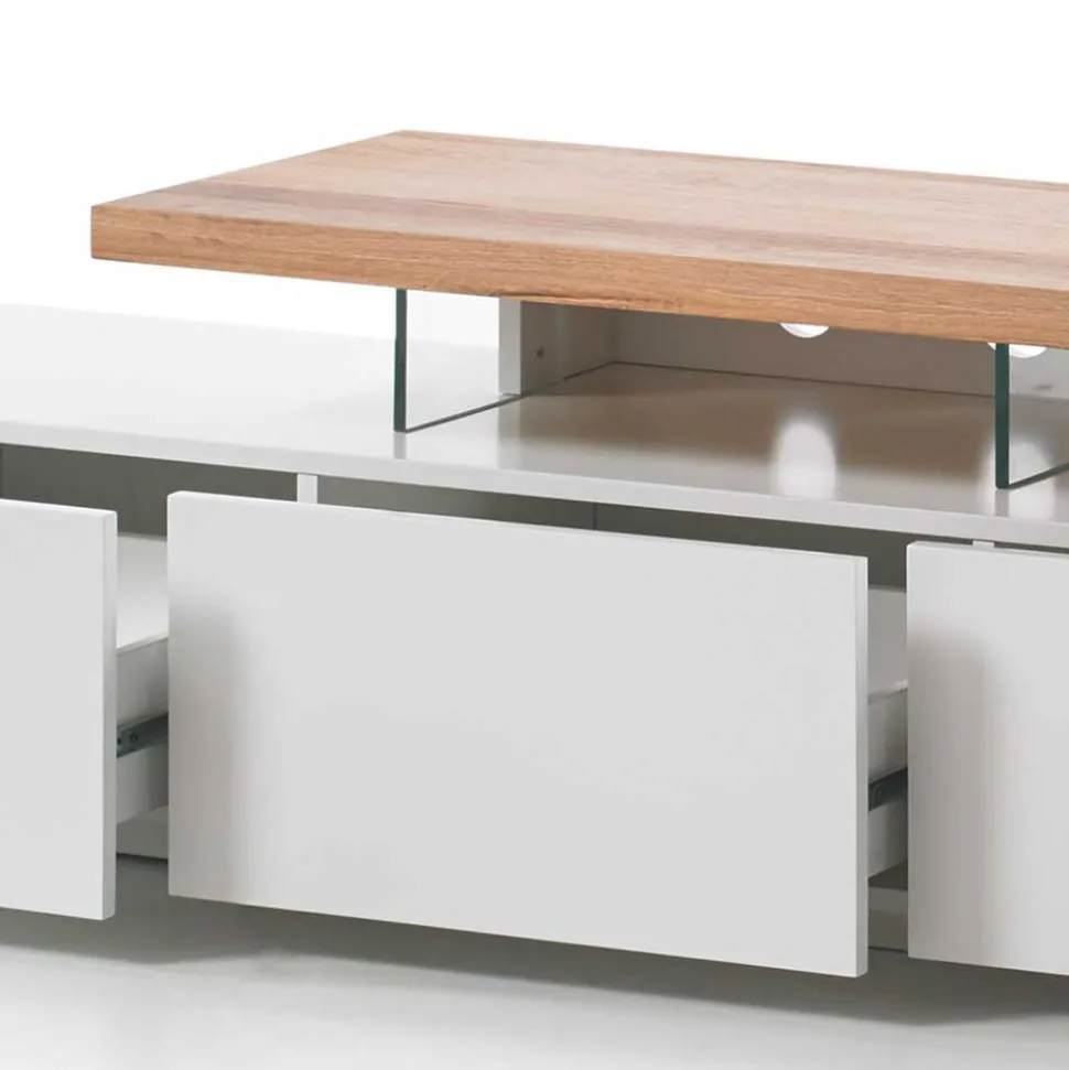 TV Tisch Heaven in Weiß