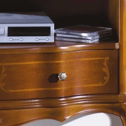 TV Unterschrank im Barock Stil Dentro Nussbaumfarben