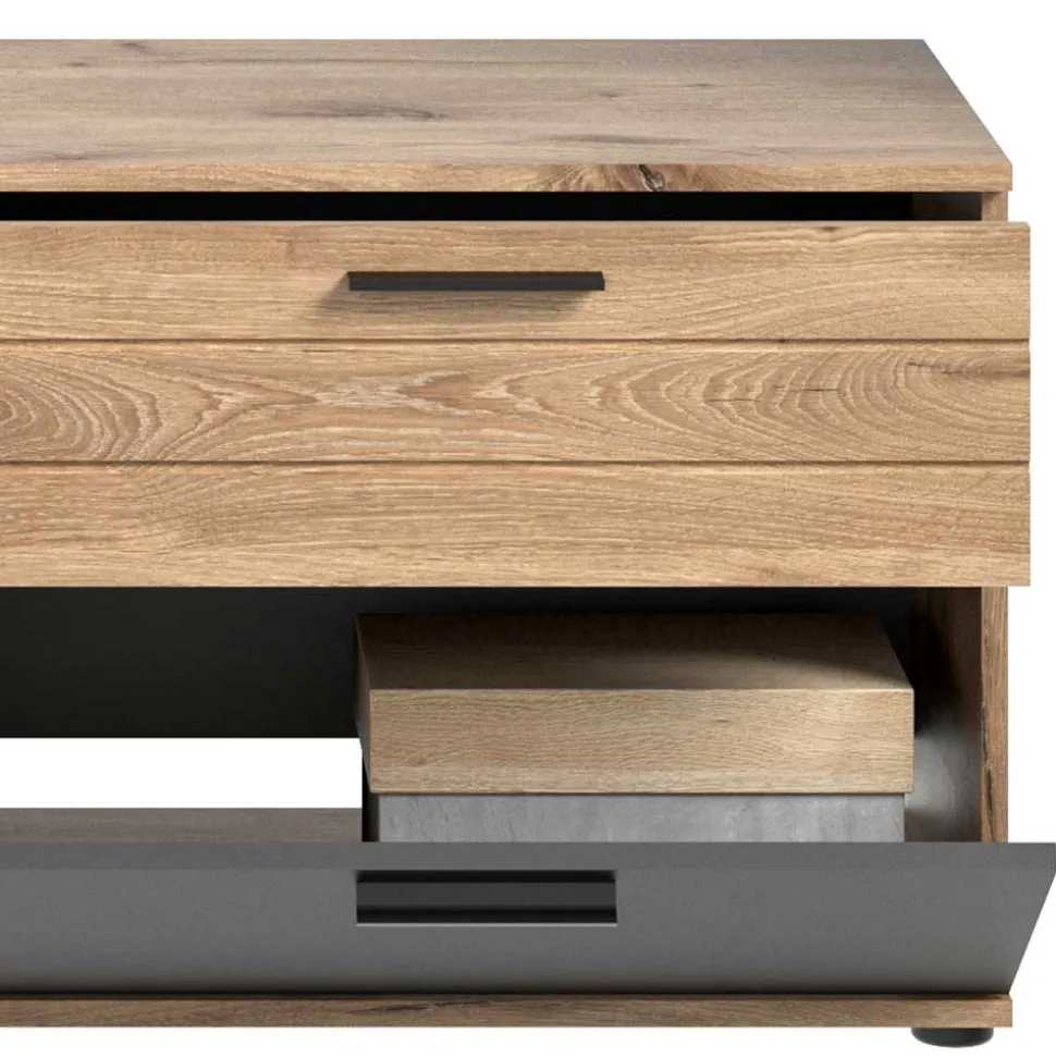 TV Unterschrank in der Größe 130x53x48 cm - Lucios