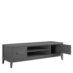 TV Unterschrank in Grau und Gold - Tamila