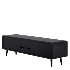TV Unterschrank in Schwarz aus Eiche - Arathan