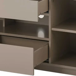 TV Unterschrank in Taupe & Akazie - Anja