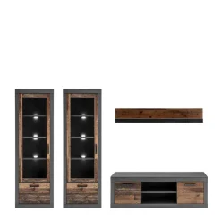 TV Wohnmöbel Kombi - Timuras (vierteilig)