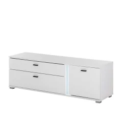 TV Wohnwand beleuchtet Möbelset - Tirol (dreiteilig)