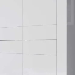 TV Wohnwand in Hochglanz Weiß - Sogno (dreiteilig)