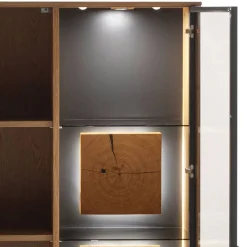 TV Wohnwand in Wildeiche teilmassiv - Drinidad (dreiteilig)