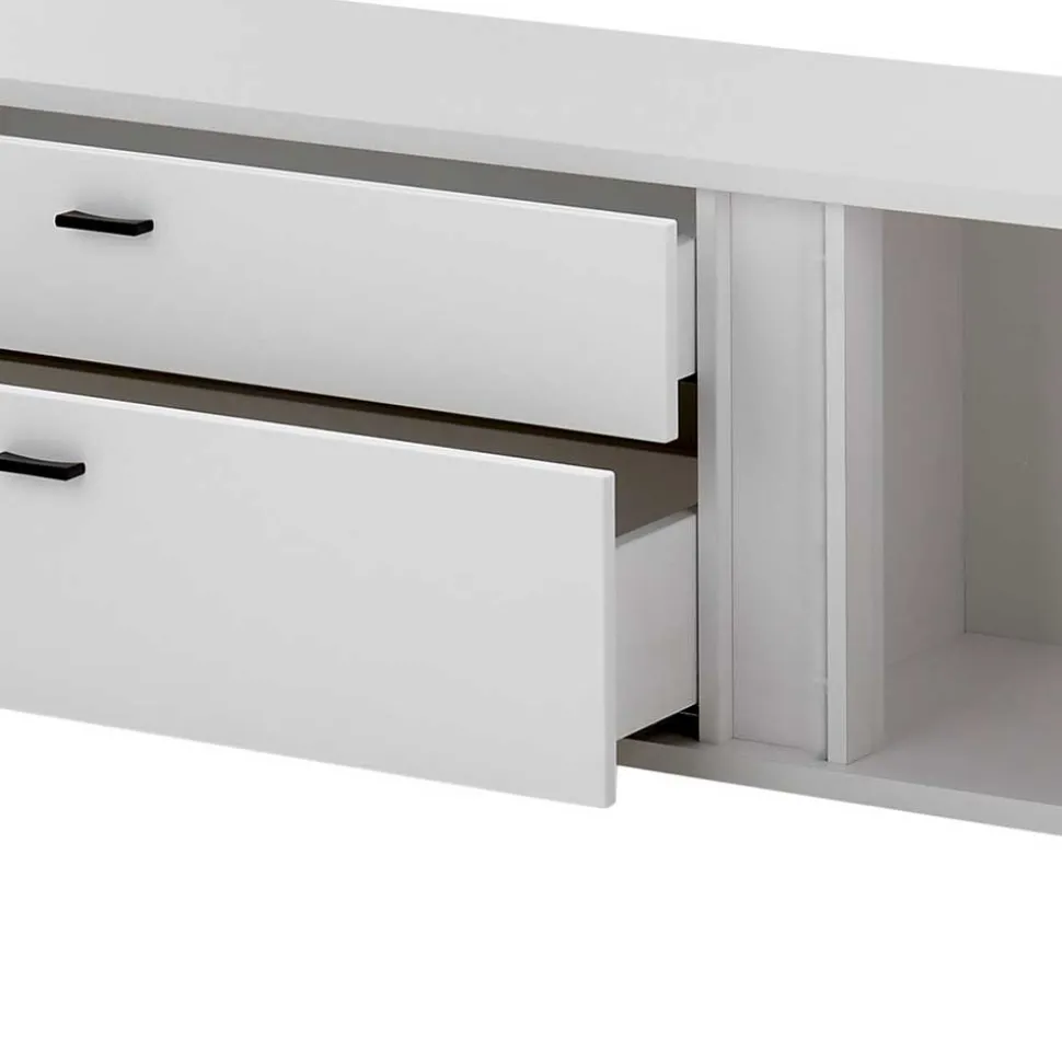 TV Wohnwand Kombi mit Licht - Tirol (dreiteilig)