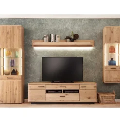 TV Wohnwand Möbel als Set - Crupean (vierteilig)