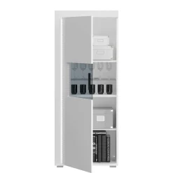 TV Wohnwand Möbel mit LED Set - Gomata (vierteilig)