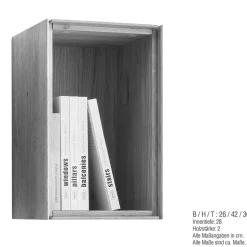 TV Wohnwand Set massiv - Sinta (vierteilig)