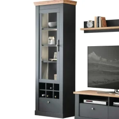 TV Wohnwandmöbel 297 cm breit - Lionel (vierteilig)