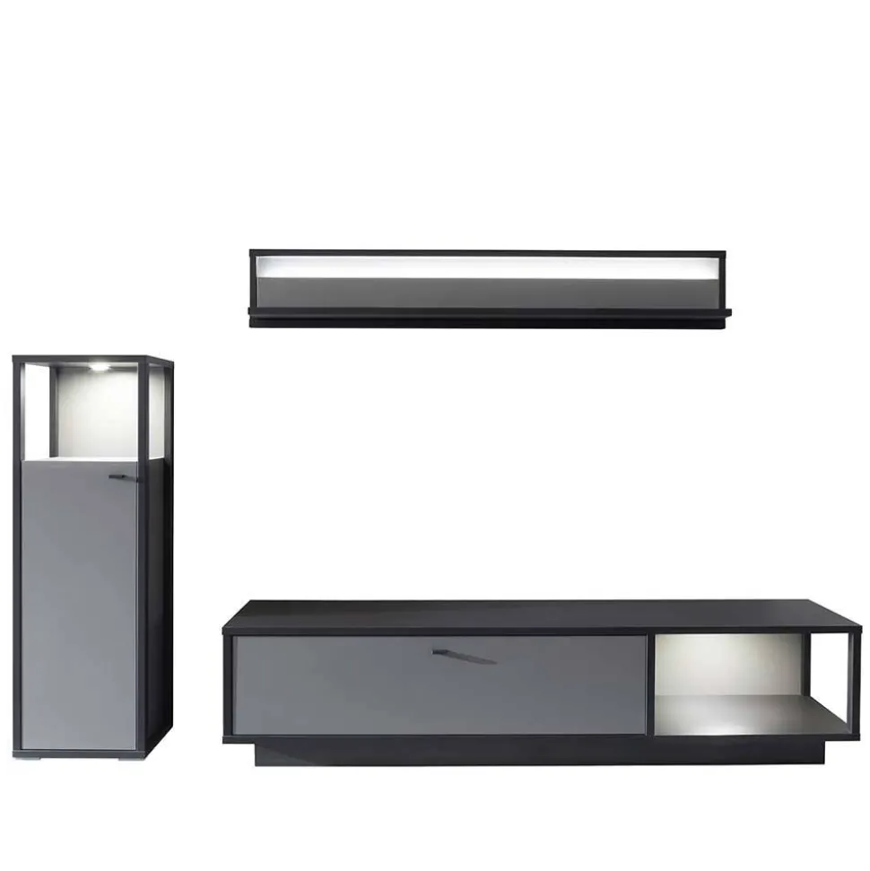 TV Wohnzimmermöbel Set - Ridona (dreiteilig)