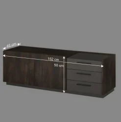 TV Wohwand Kombination modern - Mundo (vierteilig)