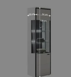 TV-Wohnwandmöbel Kombination - Loazin (dreiteilig)