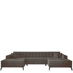 U-Design Wohnlandschaft mit Schlaffunktion - Klevani