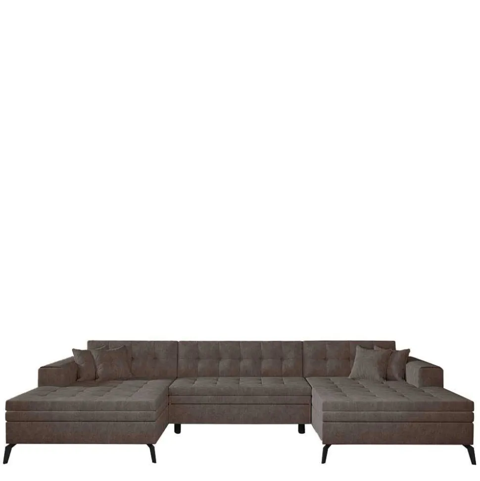 U-Design Wohnlandschaft mit Schlaffunktion - Klevani